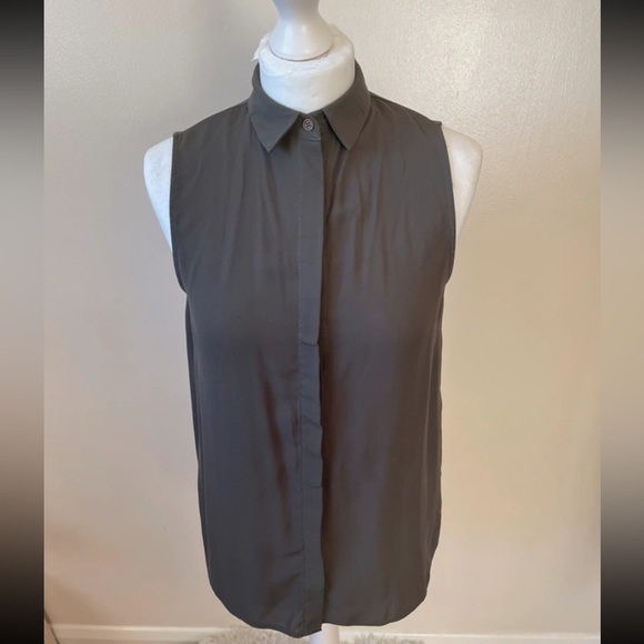 New Look Tops - Khaki shirt size 8 New look